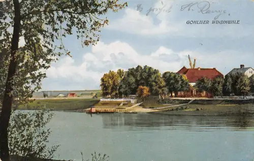 Gohliser Windmühle Postkarte AK 1932
