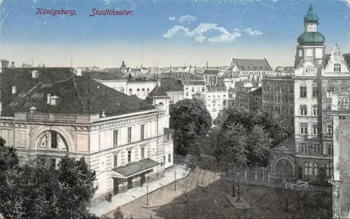 Königsberg Stadttheater Feldpostkarte AK 1918