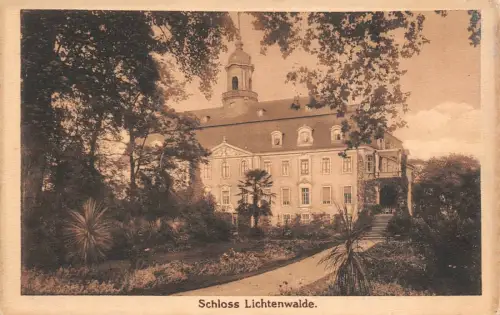 Schloss Lichtenwalde Postkarte AK