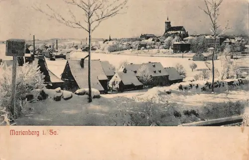 Marienberg i. Sa. Postkarte Ansicht AK