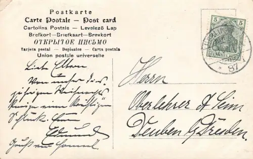 Berlin Männer Schreibstube Orig. Foto 1907