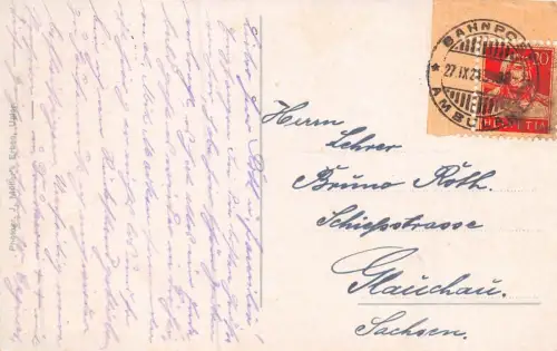 Uster Ansicht Panorama Postkarte AK 1924