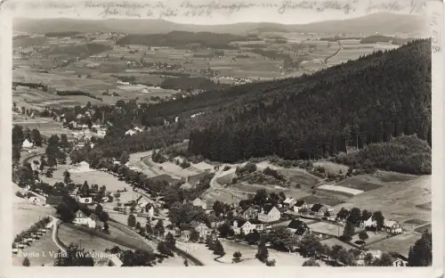 Blick auf die Waldhäuser in Zwota Vogtland Sachsen Postkarte AK 1929