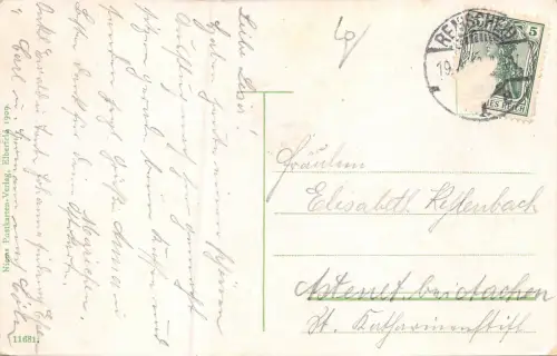 Schloss Burg a. d. Wupper Postkarte AK