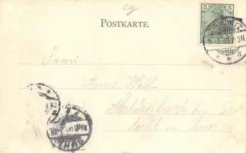 Panorama von Zinnowitz Postkarte 1900