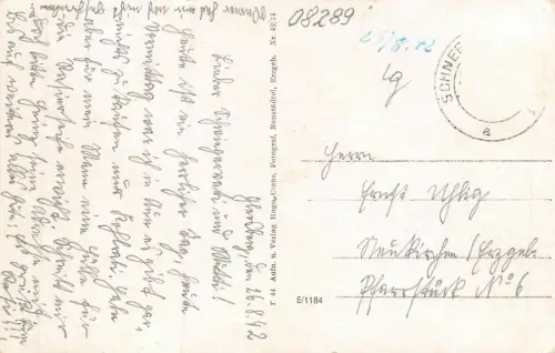 Stadt Schneeberg, Müttererholungsheim Neustädtel Erzgebirge Sachsen AK 1942