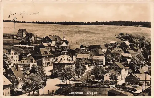 Ansicht Carlsfeld Erzgebirge Sachsen Postkarte AK 1938