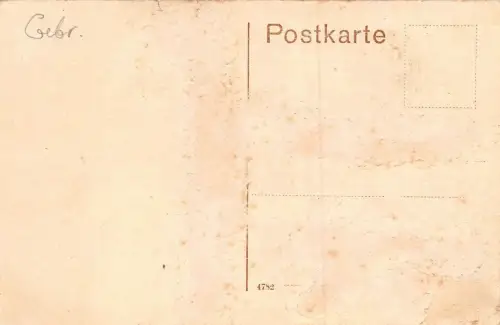 Bitterfeld Linden-Straße mit Post Postkarte