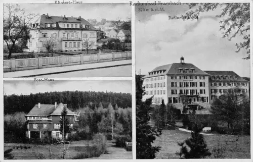 AK Radiumbad Brambach 1943