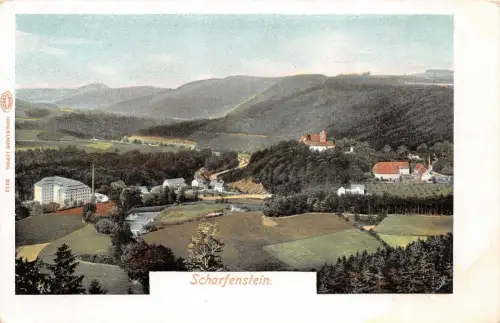 Scharfenstein Erzgebirge Postkarte