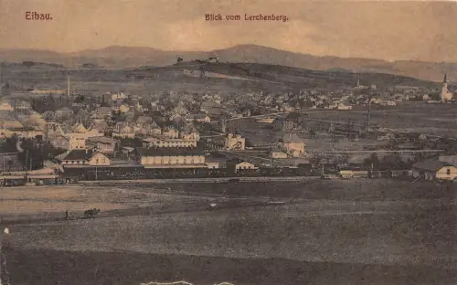 Eibau Blick vom Lerchenberg Postkarte