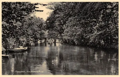 Masuren Kruttinnafluss Postkarte AK