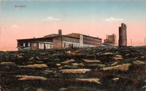 Brocken Harz Ansicht Feldpostkarte AK 1916