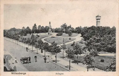 Wittenberge Anlagen Feldpostkarte 1918