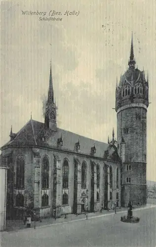 Wittenberg (Bez. Halle) Schloßkirche Feldpostkarte 1914