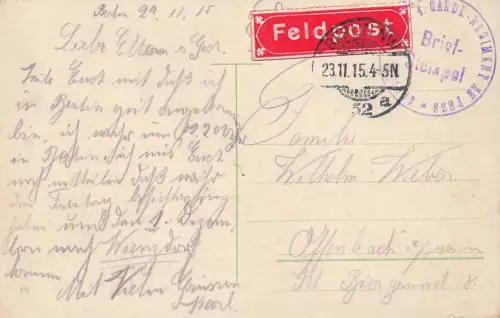 Nationalgalerie in Berlin Postkarte AK 1915