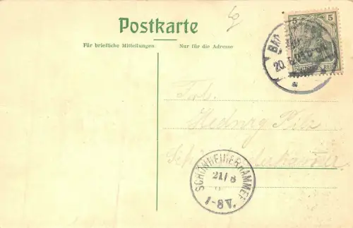 Bad Elster Luisa See Postkarte AK 1905