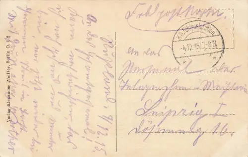 Ansicht Wlodawa am Bug Polen Postkarte AK 1915