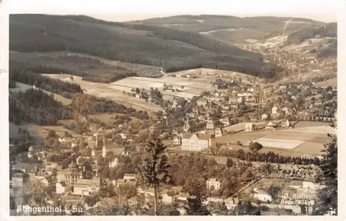 Klingenthal i. Sa. Ansicht Panorama Postkarte AK 1940