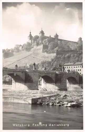 Würzburg Festung Marienberg Postkarte AK