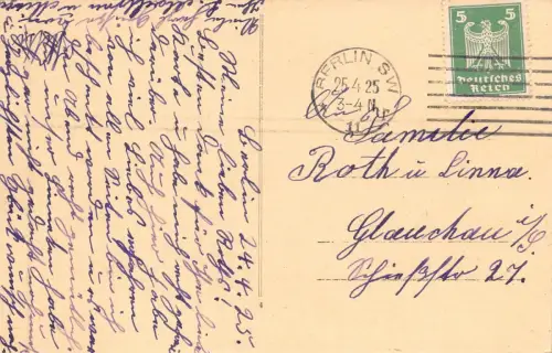 Berlin C. Denkmal Kaiser Wilhelm d. Gr. Postkarte AK 1925