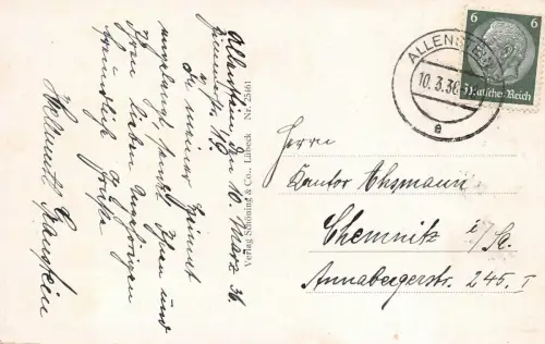 Allenstein/Ostpr. (Olsztyn) Rathaus AK 1936