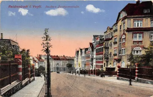 Reichenbach i. Vogtland Außere Zwickauerstrasse 1916