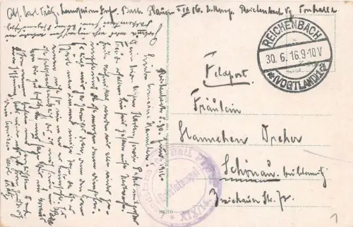 Reichenbach i. Vogtland Außere Zwickauerstrasse 1916