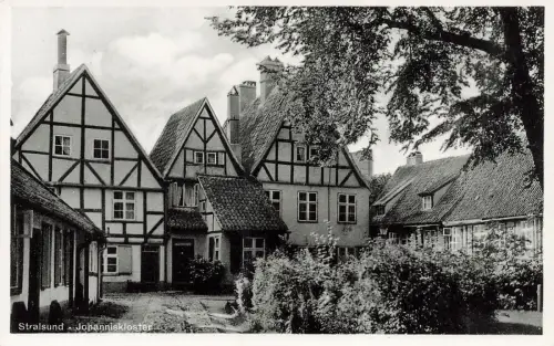 Johanniskloster in Stralsund Mecklenburg-Vorpommern Postkarte AK