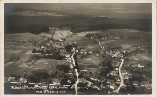 Ansicht Dobel vom Flugzeug aus Baden-Württemberg Postkarte AK
