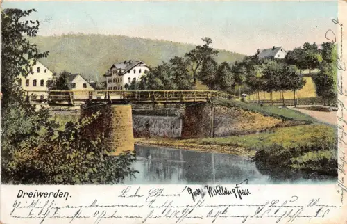 Dreiwerden Sachsen AK 1904