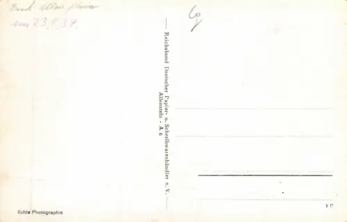 Allenstein O.-Pr. Abstimmungs-Denkmal Postkarte AK