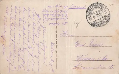 Kavallerie Truppen-Übungsplatz Zeithain Sachsen Postkarte AK 1916