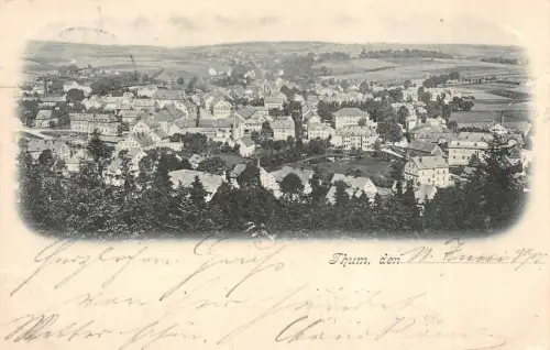 Thum Ansicht Panorama Postkarte AK 1905