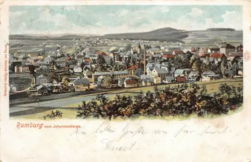 Rumburg vom Johannesberge Postkarte AK 1904