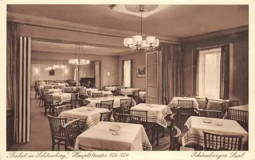 "Prälat in Schöneberg" Gaststätte Berlin Schöneberger Saal Postkarte AK 1943