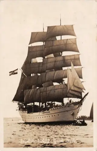 Segelschiff "Gorck-Fock" Postkarte AK 1933