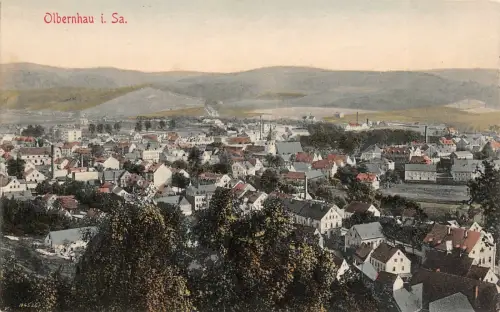 Olbernhau in Sachsen Erzgebirge Postkarte