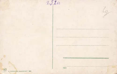 Hexentanzplatz mit Walpurgishalle im Harz Thale Sachsen-Anhalt Postkarte AK