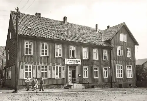 Erholungsheim Harzblick Elbingerode Harz Sachsen-Anhalt Postkarte AK