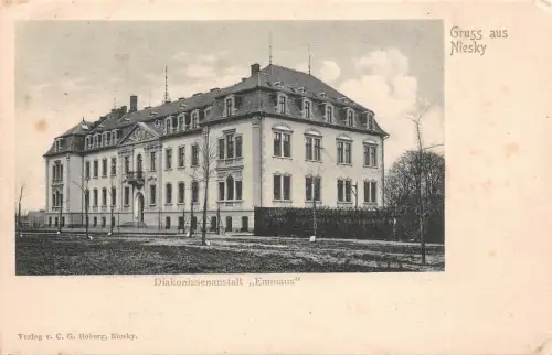 Gruss aus Niesky Diakonissenanstalt "Emmaus" Postkarte