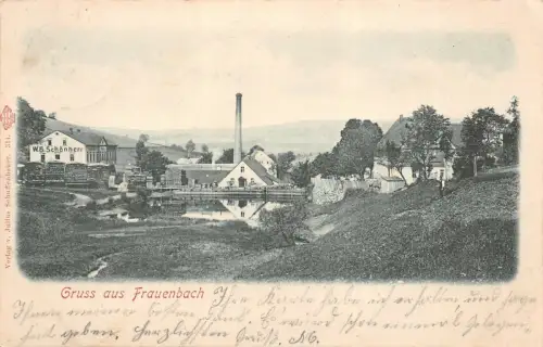 Gruss aus Frauenbach Postkarte 1899