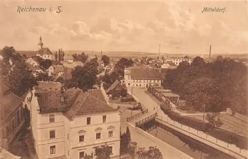 Reichenau i. S. Mitteldorf Postkarte