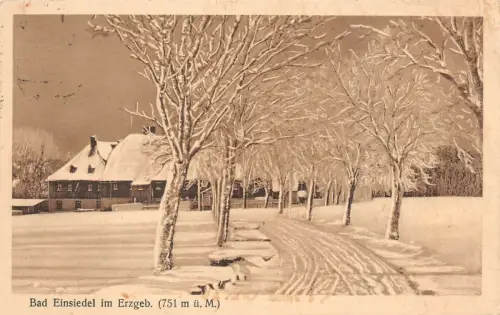 Bad Einsiedel im Erzgebirge Sachsen Postkarte AK 1930