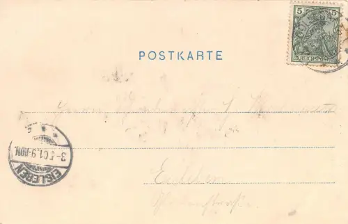 Sömmerda Marktplatz Häuser Postkarte 1901