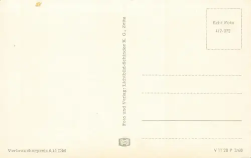 Hotel Deutscher Hof in Tabarz Thüringen Postkarte AK