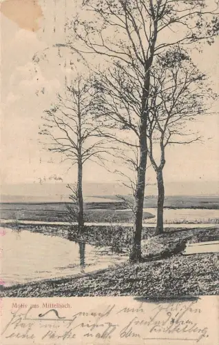 Motiv aus Mittelbach bei Chemnitz Sachsen Postkarte AK 1916