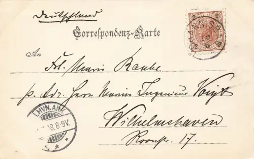 Gruß aus Johannisbad Stadtansicht Böhmen Postkarte AK 1908
