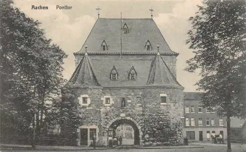 Aachen Ponttor Feldpostkarte AK 1915