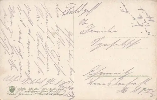 Auf dem Marsche zur Stellung Patriotika Postkarte AK 1918